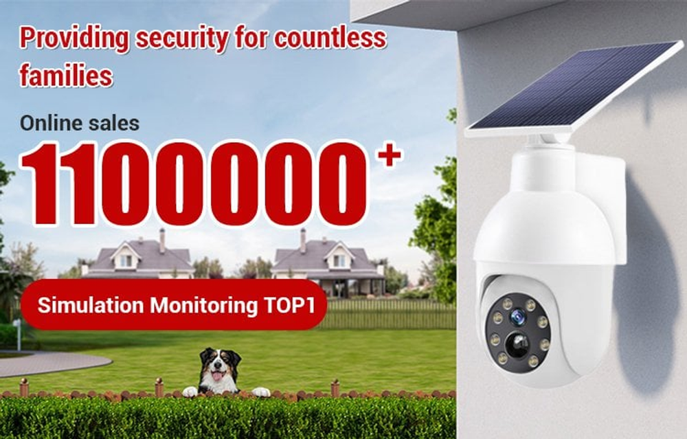 ⏰Sale 49% OFF - Solar-Powered Simulated Surveillance Camera Street Light